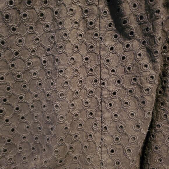 Ann Taylor Black Eyelet Dress Size 8 Vintage Bow Detail Sleeveless Lined - Picture 7 of 10